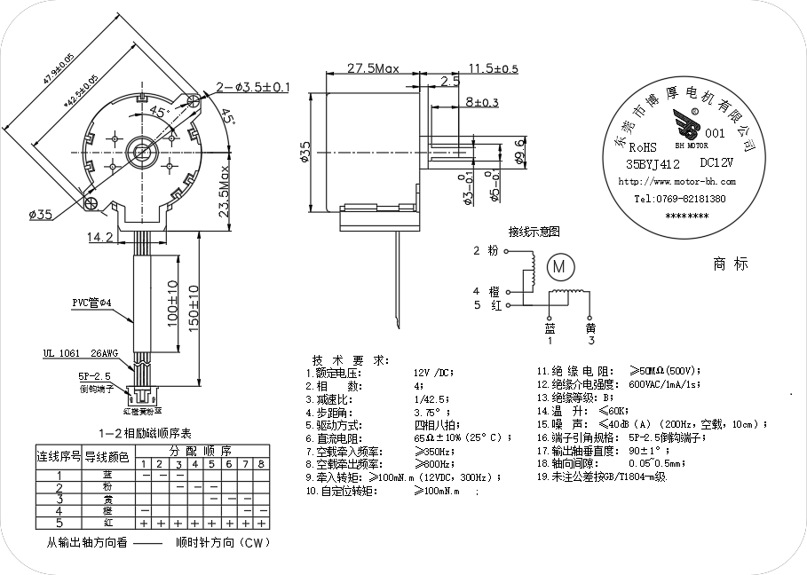 35byj412電機(jī)